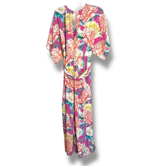 Anthro x Farm Rio Eulalie Wide-Leg Jumpsuit Size Large - Picture 9 of 9